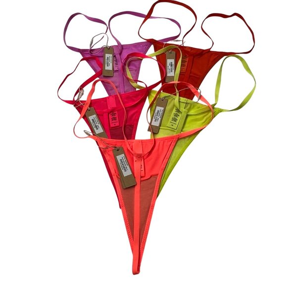 SKIMS Fits Everybody Micro Thongs Lot of 5 Womens 4X + Conditional‎ Bonus - Picture 10 of 14